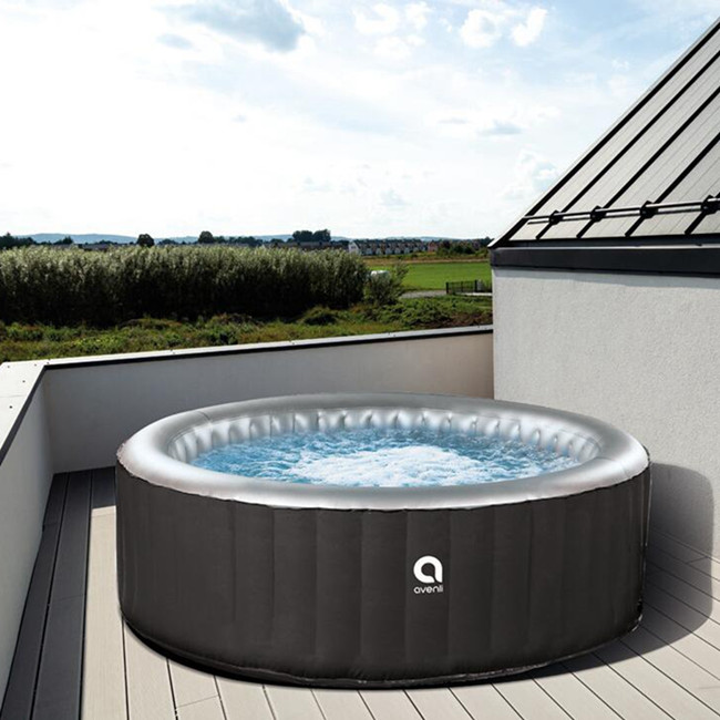 Easy spa inflatable hot tub plug and play premium inflatable spa